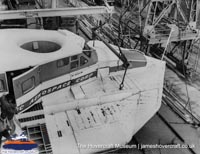 Vickers VA3 being built -   (The Hovercraft Museum Trust).